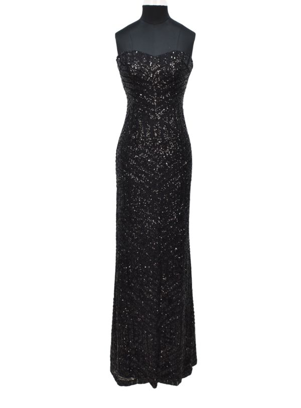 Pre-owned Bariano Shimmer / Metallic Sheath Dress for Women